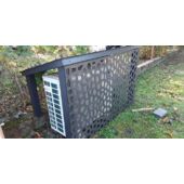 Kép 8/13 - Nortene Mosaic mintás térelválasztó , futtató panel antracit 1x2m