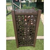 Kép 7/11 - Nortene Mosaic mintás térelválasztó , futtató panel, barna