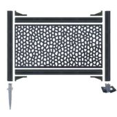 Kép 10/11 - Nortene Mosaic mintás térelválasztó , futtató panel fehér 1x2m