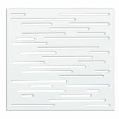 Kép 1/5 - Nortene Nautic dekoratív panel fehér, vonal mintázattal 1x1 m