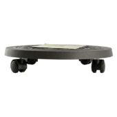 Kép 3/4 - Nortene Flora  Roll Alu virágalátét fékekkel 30 cm, 120 kg