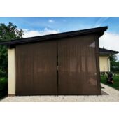 Kép 3/8 - Nortene Recynet árnyékoló háló, barna, 1,5x50m
