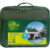 Kép 1/5 - Nortene napvitorla háromszög alakú 3 x 3 x 3 (Sun-Net Kit Tissé szőtt)