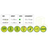 Kép 4/5 - Nortene ESA védőrács 0,5x50m, zöld