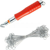 Kép 1/5 - Nortene Twister Kit Automatikus kötöző+50 kapocs(160 mm)