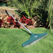 Kép 1/5 - Nortene Brushy műfű seprű teleszkópos nyéllel, 158cm hosszú 45 cm széles