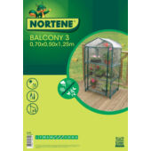 Kép 3/5 - Nortene Balcony 3 melegház erkélyre
