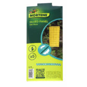 Kép 2/2 - Nortene Glued Panel sárgalap 24x10 cm, 5 db
