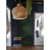 Kép 10/10 - Nortene Vertical Costa műanyag zöldfal színes levelekkel és cikk-cakk mintával (100x100cm)