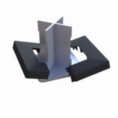 Kép 3/3 - Nortene  Tap Basfix Műanyag burkolat 2 db fehér