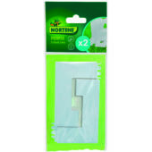 Kép 2/3 - Nortene  Tap Basfix Műanyag burkolat 2 db fehér