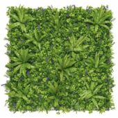 Kép 6/12 - Nortene Vertical Jungle műanyag zöldfal a dzsungel növényeivel (100×100 cm)