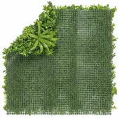 Kép 3/6 - Nortene Vertical Jungle műanyag zöldfal a dzsungel növényeivel (100×100 cm)