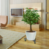 Kép 2/4 - Nortene flora roll extens bővíthető gurulós fém  virágalátét 30-42cm