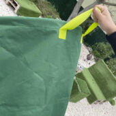 Kép 4/7 - Nortene Standbag erős, merev kerti lombgyűjtő zsák,  ø50 x 75 cm (150 l )