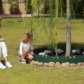 Kép 3/5 - Nortene-Catral Clickborder ágyásszegély (5 db szegély/csomag) 2 méter, zöld