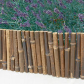 Kép 2/2 - Nortene Bamboo border természetes bambusz ágyásszegély 1m x 35 cm