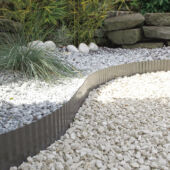 Kép 3/3 - Nortene Steely Bordura galvanizált acél ágyásszegély 6m x 14 cm
