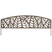 Kép 1/4 - Nortene metal border mini kerítés, festett fém ágyásszegély (40x100 cm) - Athea, levél