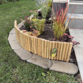 Kép 2/5 - Nortene Bamboo Border  kerti szegély