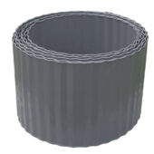 Kép 1/3 - Nortene Steely Bordura galvanizált acél ágyásszegély 6m x 14 cm, antracit