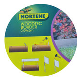Nortene Woodtec Border WPC ágyásszegély 9 cm x 5 méter