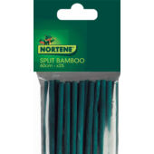 Kép 3/3 - Nortene Split  Bamboo festett bambusz pálcák, 0,4m, Zöld