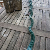 Kép 7/7 - Nortene Tomato Spiral Epoxy  paradicsom karó 170 cm