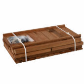 Kép 6/6 - Nortene-Catral Natur Germin fenyő magaságyás 88 x 76 x48 cm