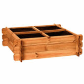 Kép 3/12 - Nortene-Catral Natur Square 4 részes magaságyás 80 x 30 x 80 cm