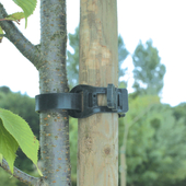 Kép 2/2 - Nortene Tree Tie fatörzs kötöző, 55cm, fekete