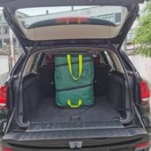 Kép 4/4 - Nortene Pop Up Square felugró lombgyűjtő zsák, 175 liter