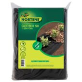 Kép 5/6 - Nortene Geotex geotextília, geotextil, vízáteresztő, fekete, 1,6x10m, 50g/m2