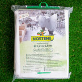 Kép 2/9 - Nortene Hiverscratch átteltető növénytakaró öntapadó szalaggal (2 db zsák / egység), Ø1,25 x 1,8m, 50g/m2