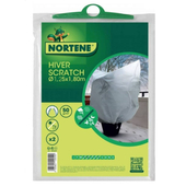 Nortene Hiverscratch átteltető növénytakaró öntapadó szalaggal (2 db zsák / egység), Ø1,25 x 1,8m, 50g/m2