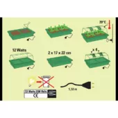 Kép 6/6 - Nortene Heating Grow fűthető mini üvegház