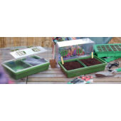 Kép 2/6 - Nortene Heating Grow fűthető mini üvegház