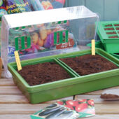 Kép 1/6 - Nortene Heating Grow fűthető mini üvegház