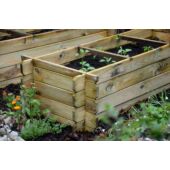 Kép 7/7 - Nortene Catral Natur Line 3 részes magaságyás, 140 x 60 x 40 cm