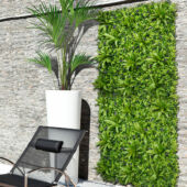 Kép 1/12 - Nortene Vertical Jungle műanyag zöldfal a dzsungel növényeivel (100×100 cm)