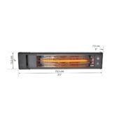 Kép 5/8 - Palram Canopia infravörös fűtőtest, 1.8kW, 230V