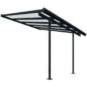 Kép 1/8 - Palram Sierra 3000 szürke 3 x 3 pergolák