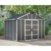 Kép 2/10 - Palram Yukon 11' x 9' antracit kerti házak 1