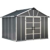 Kép 1/10 - Palram Yukon 11' x 9' antracit kerti házak