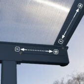 Kép 3/10 - Palram Sierra 5400 szürke 3 x 5,46 pergolák 2