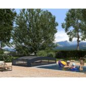 Kép 3/17 - Palram Canopia Majorca medence fedő, 8x4m