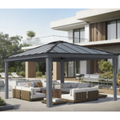 Kép 2/8 - Palram Canopia Dallas 4.3x4.9m - Luxus kategóriás kerti pavilon