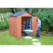 Kép 1/2 - Palram Skylight 6x5 barna kerti házak