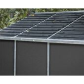 Kép 8/9 - Palram Canopia Rubicon kerti tároló, 8 x 8 antracit