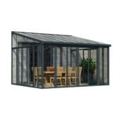 Kép 5/8 - Palram Canopia Torino 3,67 x 4,25 télikert antracit